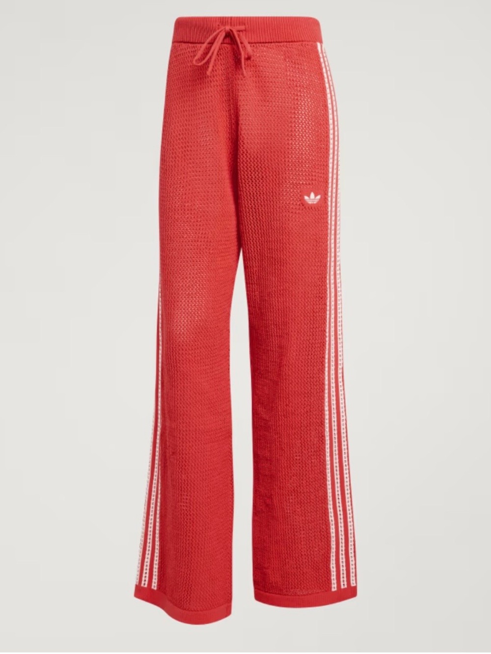adidas Viral Crochet Red Knit Track Pants size L sold out everywhere